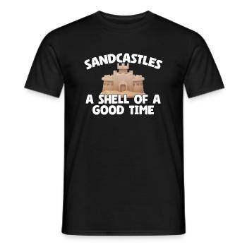 Kids Sandcastle Kit Gear Sandcastle Set Toys - Männer T-Shirt - Schwarz - Vorne - AI Model Male 178 light (178cm)