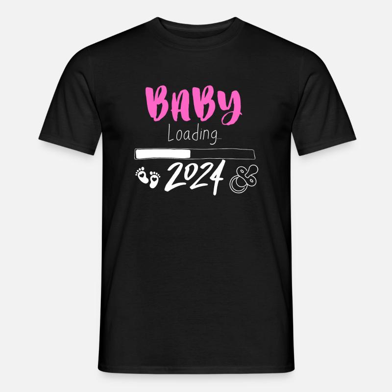 BABY loading 2024 - Männer T-Shirt - Schwarz