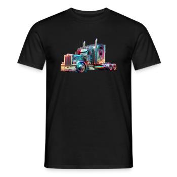 IMG 1366 - Men's T-Shirt - black - Front - AI Model Male 178 light (178cm)