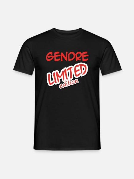 GENDRE LIMITED EDITION - Men's T-Shirt - black