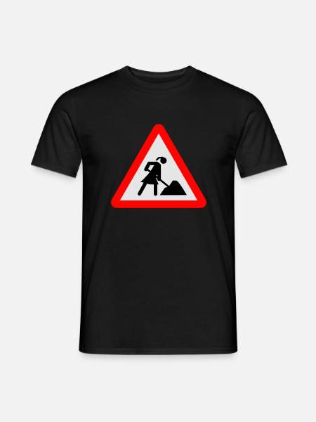 chantier - T-shirt homme - noir