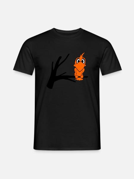 vogel2 - Männer T-Shirt - Schwarz
