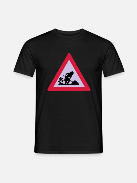 baustelle - Men's T-Shirt - black