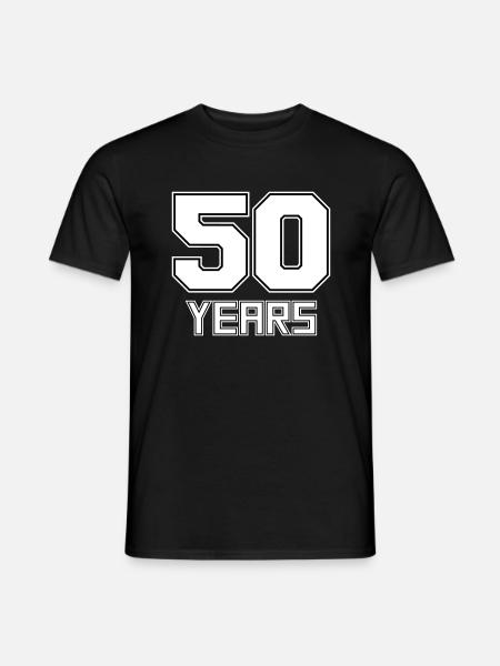 50 years - Men's T-Shirt - black