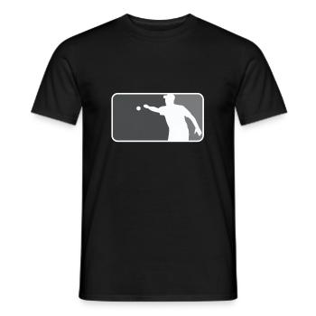 Pétanque Boule Boccia Petanca Major League Style - T-shirt homme - noir - Devant - AI Model Male 178 light (178cm)