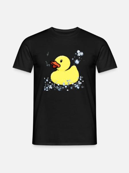 Rubber duck - Men's T-Shirt - black