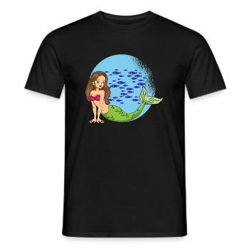 SIRENE by The Manzanita ́s - Men's T-Shirt - black - Front - AI Model Male 178 light (178cm)