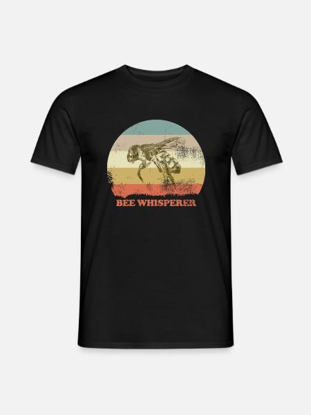 Bee Whisperer Bee Whisperer Pszczelarz Pszczelarz - T-shirt męski - czarny