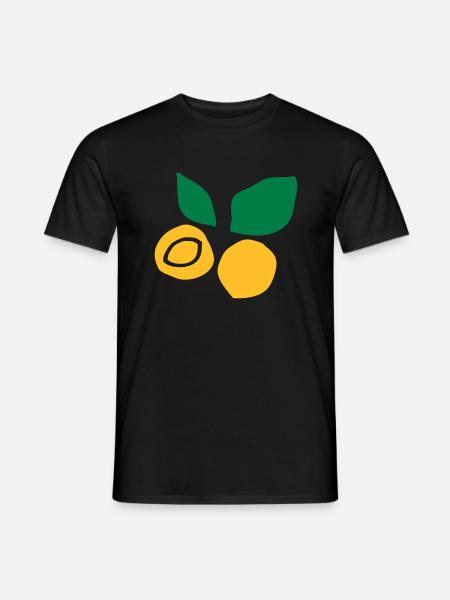 Apricot fruit c2 - Men's T-Shirt - black