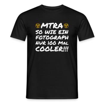 MTRA Medizinisch-Technischer Radiologie Mta - Männer T-Shirt - Schwarz - Vorne - AI Model Male 178 light (178cm)