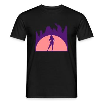 Vacances Femme Sexy - T-shirt homme - noir - Devant - AI Model Male 178 light (178cm)