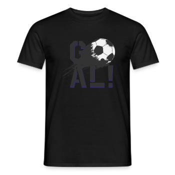 Goal Football - Men's T-Shirt - black - Front - AI Model Male 178 light (178cm)