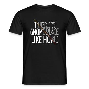 Citation de chambre Noël Humour Heureux - T-shirt homme - noir - Devant - AI Model Male 178 light (178cm)