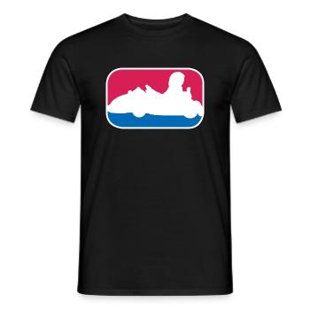 Kart Gokart Racing Formel tuning lustige Geschenk - Männer T-Shirt - Schwarz - Vorne - AI Model Male 178 light (178cm)