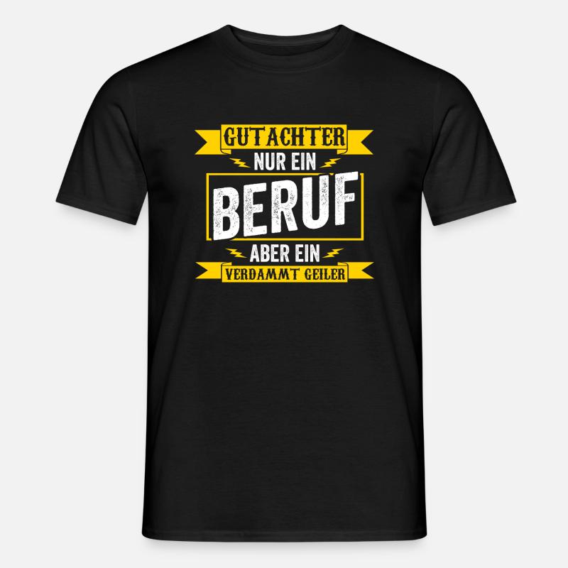 Gutachter - Männer T-Shirt - Schwarz