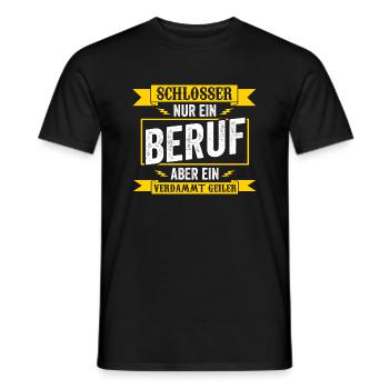 Schlosserei Schweisser Metallbauer Schlosser - Männer T-Shirt - Schwarz - Vorne - AI Model Male 178 light (178cm)