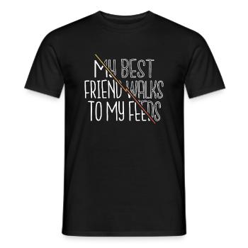 geek beagle gifts animal lover quote - Männer T-Shirt - Schwarz - Vorne - AI Model Male 178 light (178cm)