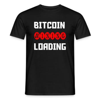 Bitcoin Trading Crypto Stocks - T-shirt homme - noir - Devant - AI Model Male 178 light (178cm)