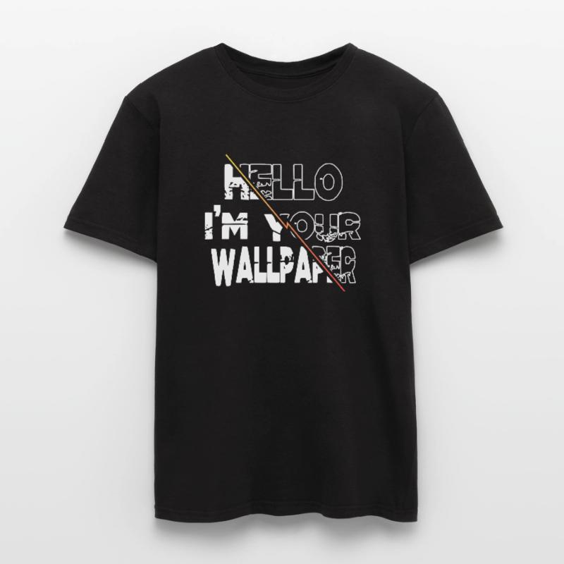 hacking computer funny quote present codes glitch Männer T-Shirt