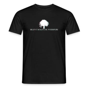 Silent Solitude Whispers - Men's T-Shirt - black - Front - AI Model Male 178 light (178cm)
