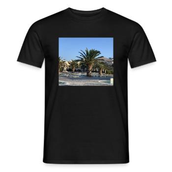 Palme - Männer T-Shirt - Schwarz - Vorne - AI Model Male 178 light (178cm)