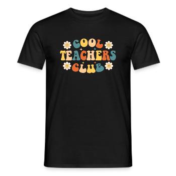 Cooler Lehrer-Club - Männer T-Shirt - Schwarz - Vorne - AI Model Male 178 light (178cm)