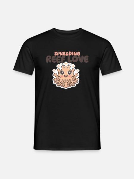 spreading reef love - Men's T-Shirt - black