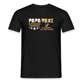 Papa Taxi beste Geschenk Vatertag - Männer T-Shirt - Schwarz - Vorne - AI Model Male 178 light (178cm)