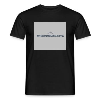 Txm-Mondes - T-shirt homme - noir - Devant - AI Model Male 178 light (178cm)