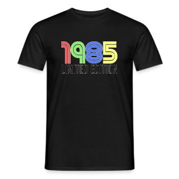 1985 Limited Edition - T-shirt homme - noir - Devant - AI Model Male 178 light (178cm)