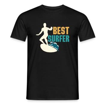 A Good Day Starts With Coffee And Forklift Driving - Men's T-Shirt - black - Front - AI Model Male 178 light (178cm)