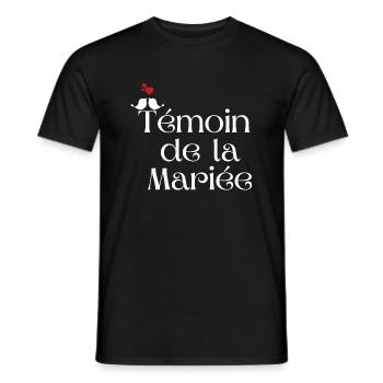 Der Trauzeuge der Braut - Männer T-Shirt - Schwarz - Vorne - AI Model Male 178 light (178cm)