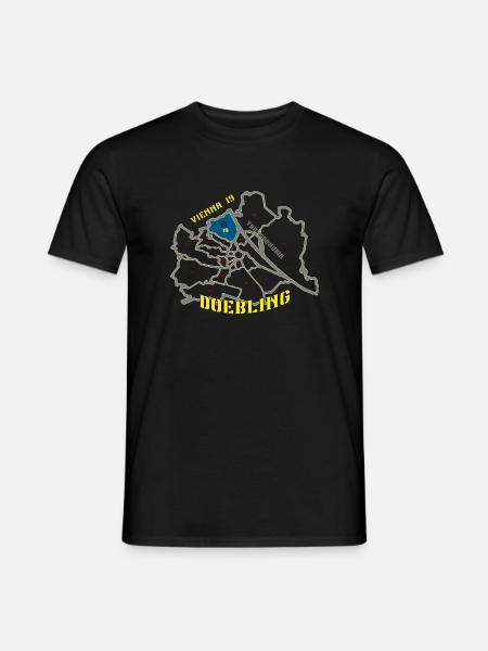 Döbling Wien 19 - Männer T-Shirt - Schwarz