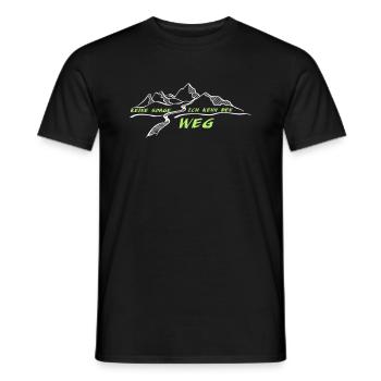 Ne t’inquiète pas, je sais où on est! - T-shirt homme - noir - Devant - AI Model Male 178 light (178cm)