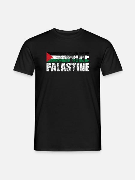 Free Palestine Free Gaza Jerusalem - Männer T-Shirt - Schwarz