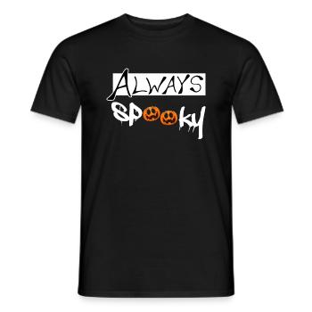 Toujours effrayant - drôle de design / costume d’Halloween - T-shirt homme - noir - Devant - AI Model Male 178 light (178cm)