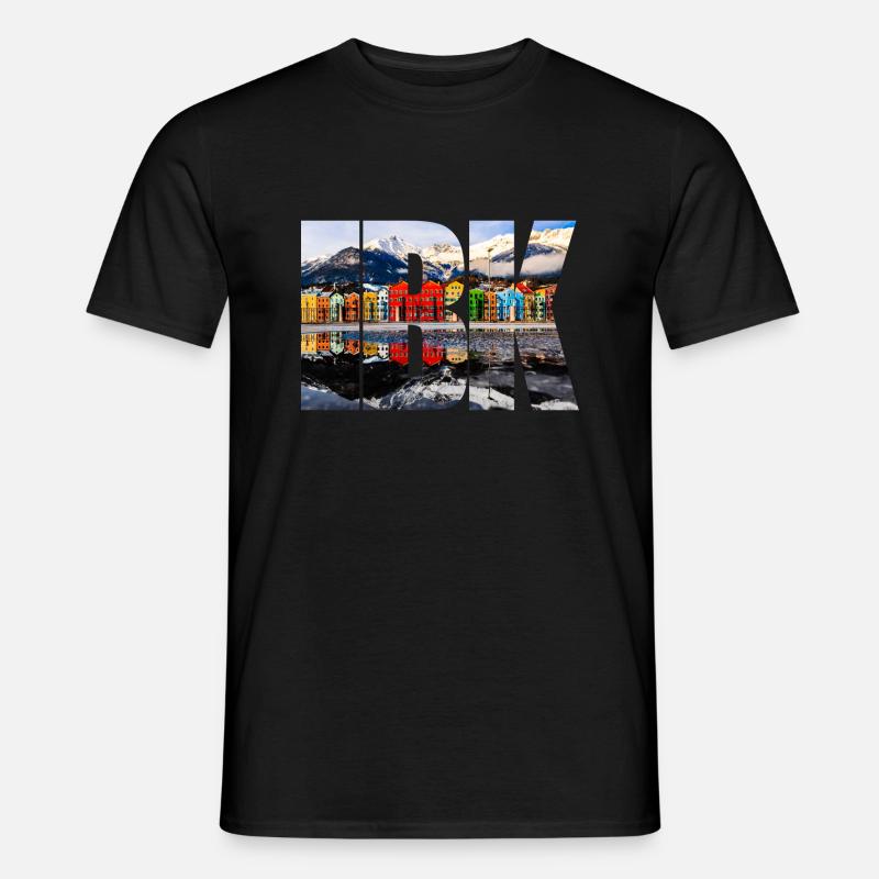 IBK Marktplatz - Männer T-Shirt - Schwarz