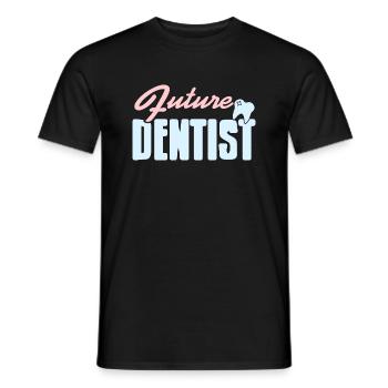Futur dentiste Génial Dentiste T-Shirt Présent - T-shirt homme - noir - Devant - AI Model Male 178 light (178cm)
