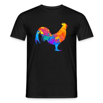 Poulet PouletAire Éleveur de poulet Poulet Chuchoteur de poulet - T-shirt homme - noir - Devant - AI Model Male 178 light (178cm)