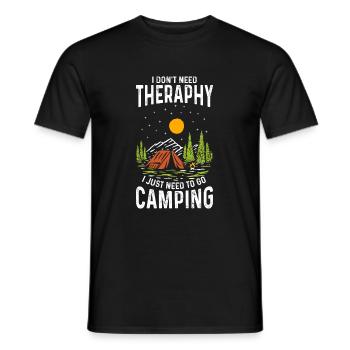 Je n’ai pas besoin de thérapie - T-shirt homme - noir - Devant - AI Model Male 178 light (178cm)