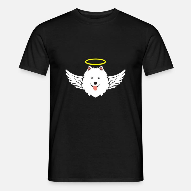 Engelshund - Männer T-Shirt - Schwarz