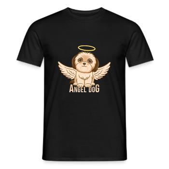 Lévrier - T-shirt homme - noir - Devant - AI Model Male 178 light (178cm)