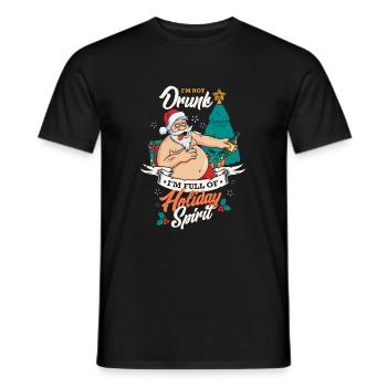 Je ne suis pas ivre - T-shirt homme - noir - Devant - AI Model Male 178 light (178cm)