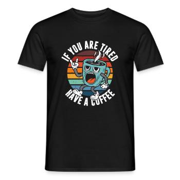 Wenn Du Bist - Männer T-Shirt - Schwarz - Vorne - AI Model Male 178 light (178cm)
