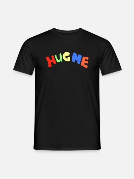 hug me - Men's T-Shirt - black