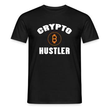 Bitcoin Trading Crypto Stocks - T-shirt homme - noir - Devant - AI Model Male 178 light (178cm)