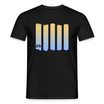 bike bunt - Männer T-Shirt - Schwarz - Vorne - AI Model Male 178 light (178cm)