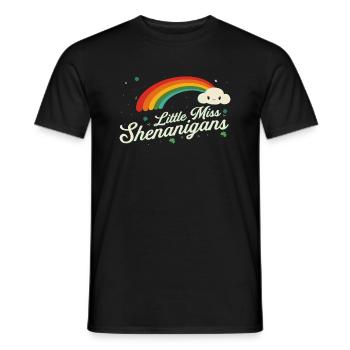 Little Miss Shenanigans for women and girls St - Men's T-Shirt - black - Front - AI Model Male 178 light (178cm)