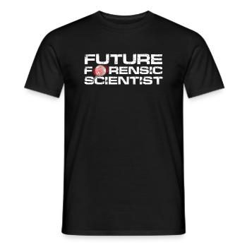 Futur médecin légiste - T-shirt homme - noir - Devant - AI Model Male 178 light (178cm)