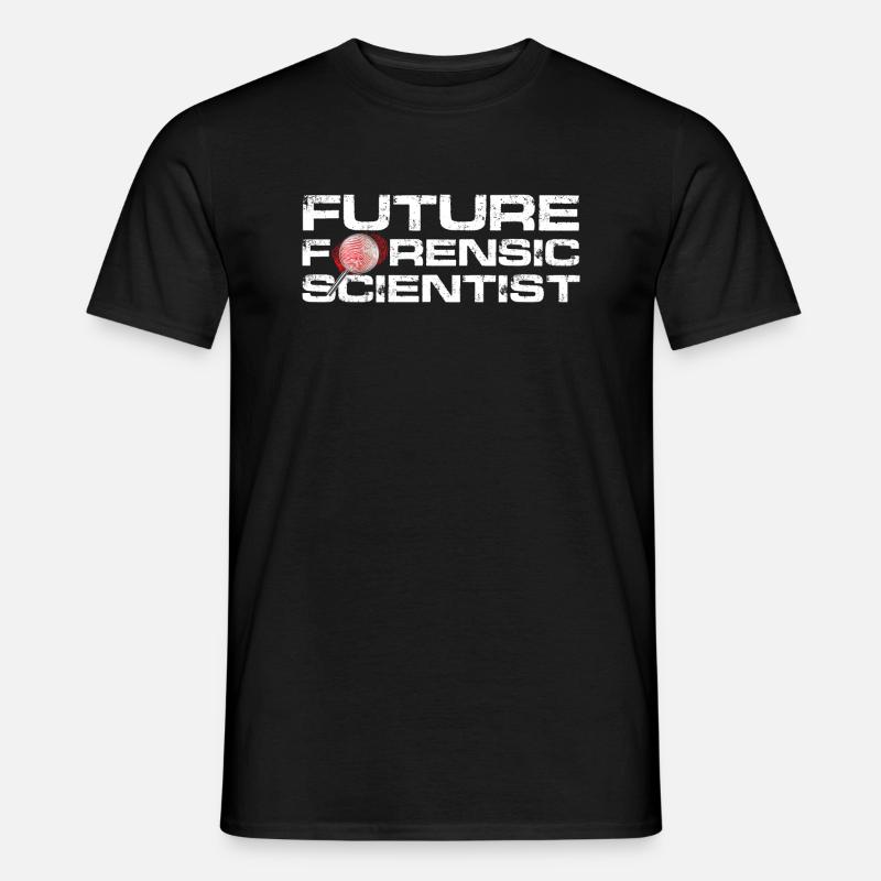 Future Forensic scientist - Men's T-Shirt - black